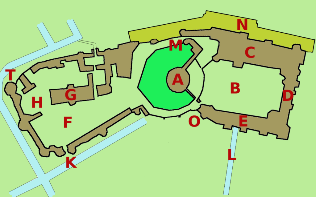 溫莎城堡平面圖