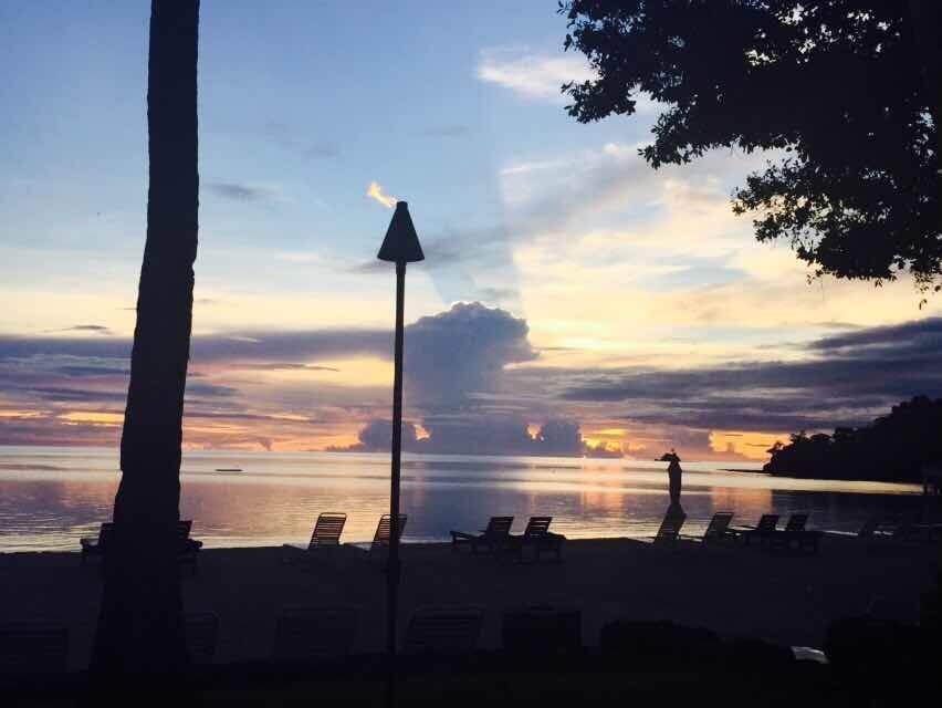 Palau Pacific Resort-夕陽